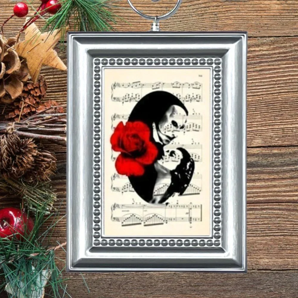Phantom Of The‎ Opera Sheet Music Christmas Tree Ornament